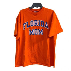 Women's Champion Florida Mom Orange Short Sleeve T-Shirt. Size XL